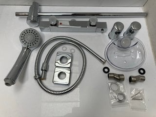 Lot 589  
            Marchington SR18 - Delivery or Collection 

                
THERMOSTATIC BAR SHOWER VALVE IN CHROME WITH SHOWER SLIDE RAIL KIT, MULTI FUNCTIO...