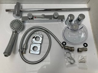 Lot 590  
            Marchington SR18 - Delivery or Collection 

                
THERMOSTATIC BAR SHOWER VALVE IN CHROME WITH SHOWER SLIDE RAIL KIT, MULTI FUNCTIO...
