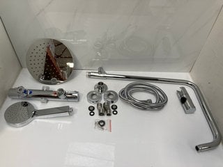 Lot 595  
            Marchington SR18 - Delivery or Collection 

                
THERMOSTATIC BAR SHOWER VALVE IN CHROME WITH RISER RAIL, ROUND FIXED SHOWER HEAD,...