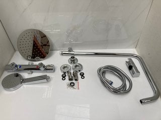 Lot 596  
            Marchington SR18 - Delivery or Collection 

                
THERMOSTATIC BAR SHOWER VALVE IN CHROME WITH RISER RAIL, ROUND FIXED SHOWER HEAD,...
