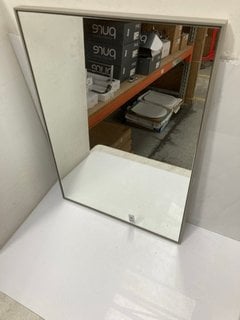 Lot 631  
            Marchington SR18 - Collection 

                
(COLLECTION ONLY) ROPER RHODES MODULAR MIRROR IN A STONE GREY FRAME 700 X 500MM -...