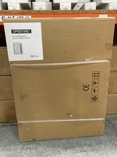 Lot 675  
            Marchington SR18 - Collection 

                
(COLLECTION ONLY) WALL MOUNTED 1 DOOR SPECTRUM ILLUMINATED BATHROOM MIRROR CABINE...