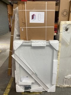 Lot 687  
            Marchington SR18 - Collection 

                
(COLLECTION ONLY) CLEAR GLASS BLACK FRAMED 700 X 1950 X 8MM WET ROOM PANEL WITH A...