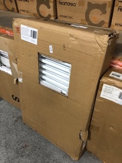 Lot 704  
            Marchington SR18 - Delivery or Collection 

                
TRADITIONAL HORIZONTAL 3 COLUMN CAST IRON STYLE RADIATOR IN WHITE 1010 X 600MM - ...