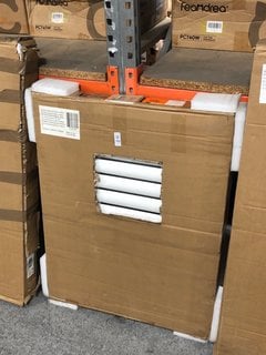 Lot 710  
            Marchington SR18 - Delivery or Collection 

                
WHITE HORIZONTAL DOUBLE OVAL TUBED RADIATOR 826 X 635MM - ORIGINAL RRP £425: LOCA...