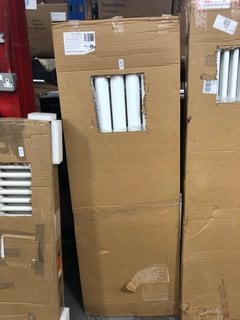 Lot 728  
            Marchington SR18 - Delivery or Collection 

                
WHITE VERTICAL HALF ROUND TUBED ALUMINUM RADIATOR 1600 X 550MM - ORIGINAL RRP £27...