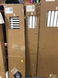 Lot 736  
            Marchington SR18 - Delivery or Collection 

                
WHITE VERTICAL DOUBLE OVAL TUBED RADIATOR 1600 X 236MM - ORIGINAL RRP £620: LOCAT...