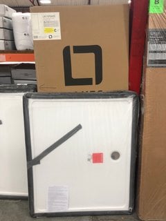 Lot 754  
            Marchington SR18 - Collection 

                
(COLLECTION ONLY) CLEAR GLASS SILVER FRAMED 800 X 1850MM SHOWER PANEL WITH A PEAR...