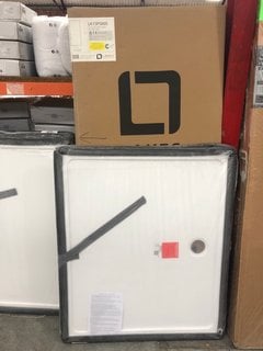 Lot 755  
            Marchington SR18 - Collection 

                
(COLLECTION ONLY) CLEAR GLASS SILVER FRAMED 800 X 1850MM SHOWER PANEL WITH A PEAR...