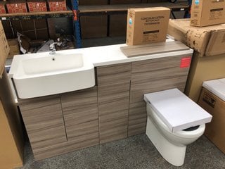 Lot 774  
            Marchington SR18 - Collection 

                
(COLLECTION ONLY) RH COMBINATION UNIT IN DRIFTWOOD WITH 2 DOOR SEMI RECESSED SINK...