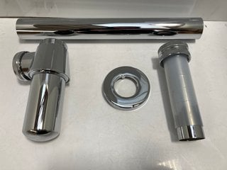 Lot 792  
            Marchington SR18 - Delivery or Collection 

                
EXPOSED BOTTLE TRAP IN CHROME - ORIGINAL RRP £95: LOCATION - RACKING 2