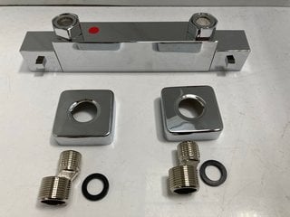 Lot 811  
            Marchington SR18 - Delivery or Collection 

                
SQUARE STYLED THERMOSTATIC BAR SHOWER VALVE IN CHROME - ORIGINAL RRP £219: LOCATI...