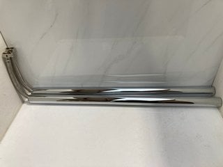 Lot 816  
            Marchington SR18 - Delivery or Collection 

                
PAIR OF FREE STANDING BATH TAP EXTENSION LEGS IN CHROME - ORIGINAL RRP £160: LOCA...