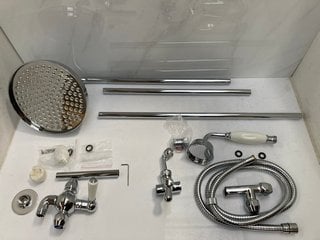 Lot 818  
            Marchington SR18 - Delivery or Collection 

                
TRADITIONAL GRAND RIGID RISER KIT IN CHROME - ORIGINAL RRP £545: LOCATION - RACKI...