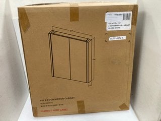 Lot 838  
            Marchington SR18 - Collection 

                
(COLLECTION ONLY) WALL MOUNTED 2 DOOR MIRRORED BATHROOM CABINET IN A WHITE FRAMED...