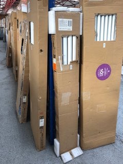 Lot 848  
            Marchington SR18 - Delivery or Collection 

                
WHITE VERTICAL DOUBLE OVAL TUBED RADIATOR 1600 X 236MM - ORIGINAL RRP £620: LOCAT...