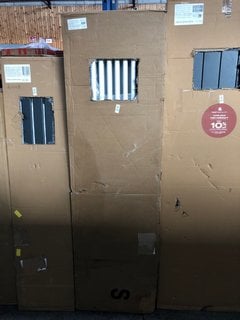 Lot 853  
            Marchington SR18 - Delivery or Collection 

                
TRADITIONAL VERTICAL 10 X 3 COLUMN CAST IRON STYLE RADIATOR IN WHITE 1800 X 470MM...