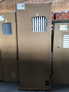 Lot 856  
            Marchington SR18 - Delivery or Collection 

                
TRADITIONAL VERTICAL 14 X 3 COLUMN CAST IRON STYLE RADIATOR IN WHITE 1800 X 650MM...