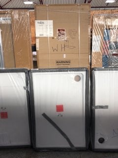 Lot 862  
            Marchington SR18 - Collection 

                
(COLLECTION ONLY) CLEAR GLASS SILVER FRAMED 700 X 1950MM WET ROOM PANEL WITH A PE...