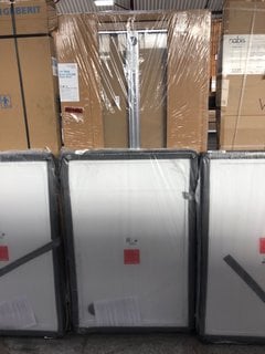 Lot 863  
            Marchington SR18 - Collection 

                
(COLLECTION ONLY) CLEAR GLASS SILVER FRAMED 800 X 1850MM BIFOLD SHOWER DOOR WITH ...