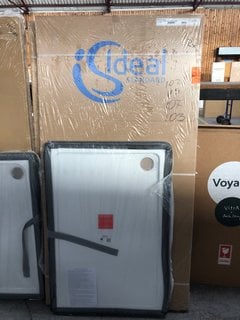 Lot 868  
            Marchington SR18 - Collection 

                
(COLLECTION ONLY) CLEAR GLASS SILVER FRAMED 1000 X 1900MM SHOWER PANEL WITH A PEA...