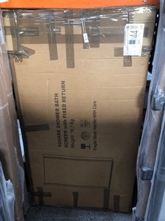 Lot 884  
            Marchington SR18 - Collection 

                
(COLLECTION ONLY) CLEAR GLASS SILVER FRAMED OFFSET BATH SHOWER SCREEN - ORIGINAL ...