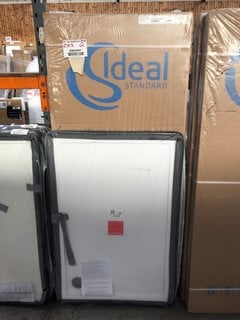 Lot 890  
            Marchington SR18 - Collection 

                
(COLLECTION ONLY) CLEAR GLASS SILVER FRAMED 1200 X 1850MM PIVOT SHOWER DOOR WITH ...