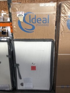 Lot 892  
            Marchington SR18 - Collection 

                
(COLLECTION ONLY) CLEAR GLASS SILVER FRAMED 1200 X 1850MM PIVOT SHOWER DOOR WITH ...