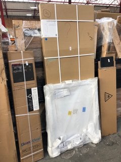 Lot 942  
            Marchington SR18 - Collection 

                
(COLLECTION ONLY) CLEAR GLASS BLACK FRAMED 700 X 1950MM WET ROOM PANEL WITH A STO...