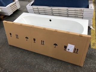 Lot 982  
            Marchington SR18 - Delivery or Collection 

                
BC DESIGNS SOLID BLUE 1700 X 700MM NTH DOUBLE ENDED BATH WITH A SANEUX 1700 BATH ...