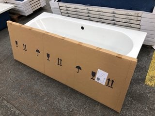 Lot 989  
            Marchington SR18 - Delivery or Collection 

                
BC DESIGNS SOLID BLUE 1700 X 700MM NTH DOUBLE ENDED BATH WITH A SANEUX 1700 BATH ...