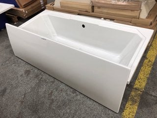 Lot 994  
            Marchington SR18 - Delivery or Collection 

                
BAYSWATER 1800 X 800MM NTH DOUBLE ENDED BATH WITH A 1800MM BATH SIDE PANEL - ORIG...