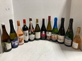 Lot 102  
            Marchington SR17 - Delivery or Collection 

                
12 X ASSORTED WINES TO INCLUDE TESCH RIESLING 2022 KARTHAUSER 75CL 11.5% VOL (WE ...