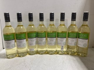Lot 105  
            Marchington SR17 - Delivery or Collection 

                
8 X EISBERG ALCOHOL FREE SAUVIGNON BLANC 75CL BB 09.27 (WE OPERATE A CHALLENGE 25...