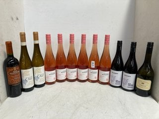 Lot 10  
            Marchington SR17 - Delivery or Collection 

                
12 X ASSORTED WINES TO INCLUDE DON SILVESTRE CARMENERE 2022 DRY RED WINE 75CL 13%...