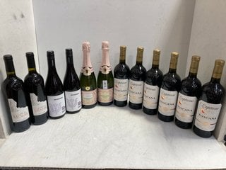 Lot 111  
            Marchington SR17 - Delivery or Collection 

                
12 X ASSORTED WINES TO INCLUDE BISSINGER & CO CHAMPAGNE ROSE BRUT 75CL 12.5% VOL ...