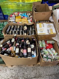 Lot 127  
            Marchington SR17 - Collection 

                
(COLLECTION ONLY) QTY OF ASSORTED ALCOHOLIC BEVERAGES TO INCLUDE GUINNESS DRAUGHT...