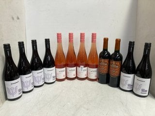 Lot 12  
            Marchington SR17 - Delivery or Collection 

                
12 X ASSORTED WINES TO INCLUDE JUNGE WINZER PINOT NOIR ROSE BADEN MEDIUM DRY 2022...