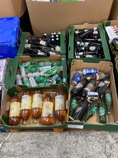 Lot 132  
            Marchington SR17 - Collection 

                
(COLLECTION ONLY) QTY OF ASSORTED ALCOHOLIC BEVERAGES TO INCLUDE WOODGATE SCRUMPY...