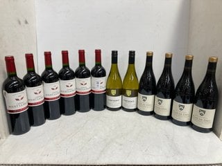 Lot 13  
            Marchington SR17 - Delivery or Collection 

                
12 X ASSORTED WINES TO INCLUDE CHÃTEAU BOUET LA PILOTE 2021 DRY RED WINE 75CL 13%...