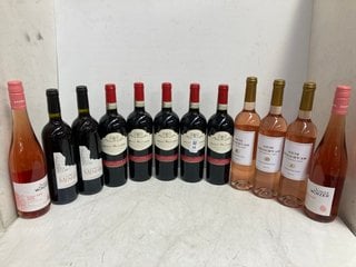 Lot 14  
            Marchington SR17 - Delivery or Collection 

                
12 X ASSORTED WINES TO INCLUDE CASATO DEI MEDICI RICCARDI 2023 DRY RED WINE 75CL ...