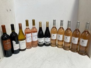 Lot 15  
            Marchington SR17 - Delivery or Collection 

                
12 X ASSORTED WINES TO INCLUDE LA CROIX DES CELESTINS 2021 DRY RED WINE 75CL 13% ...