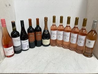 Lot 22  
            Marchington SR17 - Delivery or Collection 

                
12 X ASSORTED WINES TO INCLUDE DON SILVESTRE CARMENERE 2022 DRY RED WINE 75CL 13%...