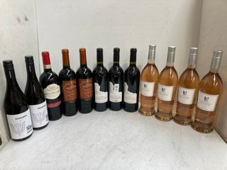 Lot 23  
            Marchington SR17 - Delivery or Collection 

                
12 X ASSORTED WINES TO INCLUDE CUVEE DU MENHIR DRY RED WINE 75CL 13% VOL (WE OPER...