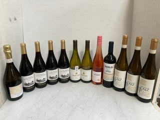 Lot 25  
            Marchington SR17 - Delivery or Collection 

                
12 X ASSORTED WINES TO INCLUDE MACON - LUGNY 2022 DRY WHITE WINE 75CL 13% VOL (WE...