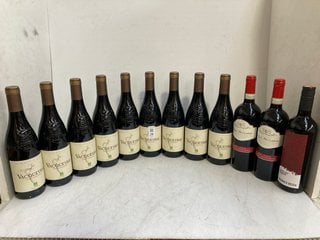 Lot 28  
            Marchington SR17 - Delivery or Collection 

                
12 X ASSORTED WINES TO INCLUDE VACQUEYRAS APPELLATION D'ORIGINE PROTÉGÉE 2022 DRY...