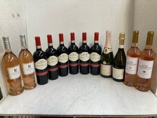 Lot 29  
            Marchington SR17 - Delivery or Collection 

                
12 X ASSORTED WINES TO INCLUDE CASATO DEI MEDICI RICCARDI 2023 DRY RED WINE 75CL ...