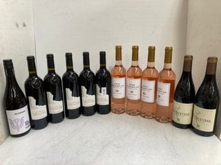 Lot 32  
            Marchington SR17 - Delivery or Collection 

                
12 X ASSORTED WINES TO INCLUDE CUVEE DU MENHIR DRY RED WINE 75CL 13% VOL (WE OPER...
