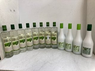 Lot 34  
            Marchington SR17 - Delivery or Collection 

                
12 X ASSORTED ALCOHOLIC BEVERAGES TO INCLUDE GREEN TEA LIQUEUR 70CL 15% VOL (WE O...