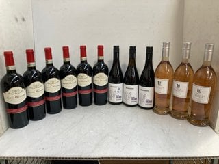 Lot 35  
            Marchington SR17 - Delivery or Collection 

                
12 X ASSORTED WINES TO INCLUDE HACIENDA UVANIS GARNACHA 2023 DRY ROSE WINE 75CL 1...